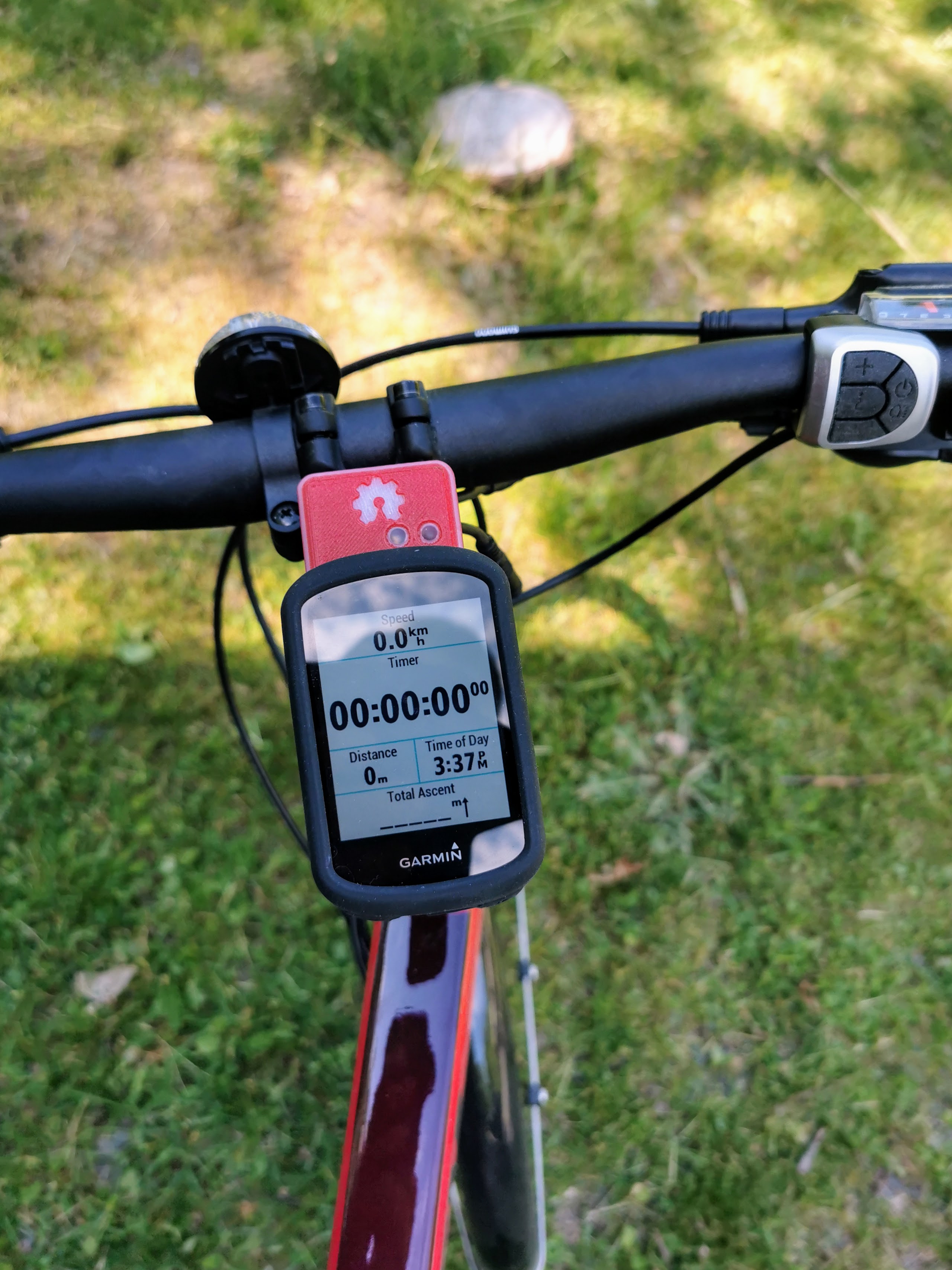 installed on e-bike